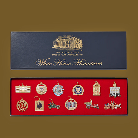 White House Miniature Tree Ornaments