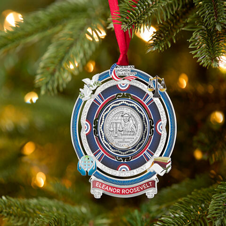 American Women Quarters 2023 Ornament – Eleanor Roosevelt American Women Quarters 2023 Ornament – Eleanor Roosevelt