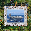 USS Gerald R Ford Aircraft Carrier Holiday Ornament