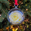 The Canary Radiance White House Rose Garden Ornament