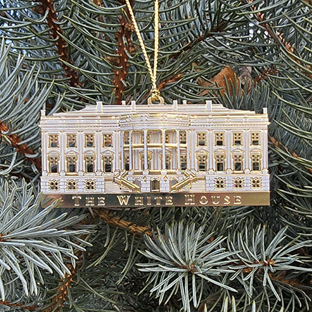 White House South Portico Ornament