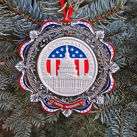 America�s 250th Anniversary U.S. Capitol Ornament