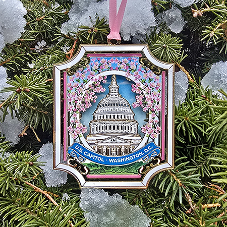 U.S. Capitol Cherry Blossom Commemorative Ornament 