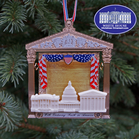 US Constitution Preamble Ornament