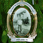 George W Bush Oil Pumpjack Ornament