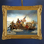 Washington Crossing The Delaware Framed Ornament